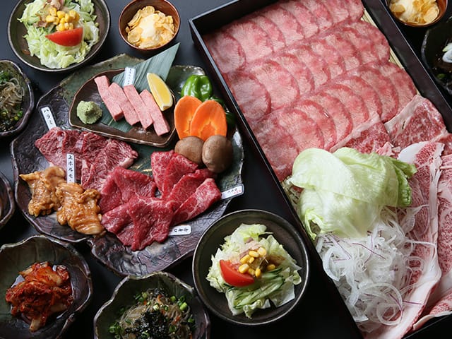 しゃぶしゃぶ・焼肉セットメニュー